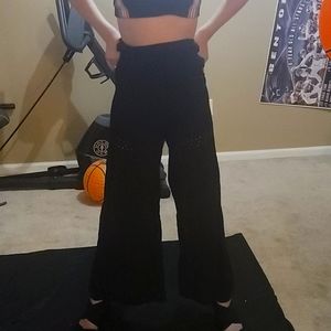 Boutique Black bell bottom pants